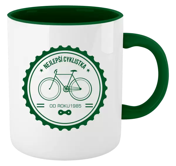 Hrnek Nejlepší cyklistka od roku