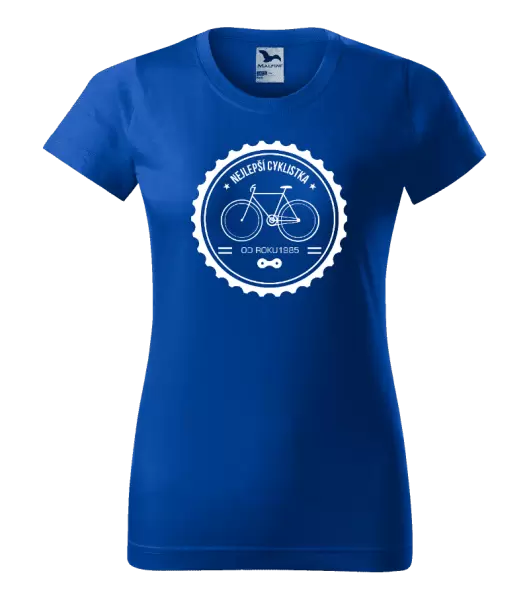 Dámské tričko Nejlepší cyklistka od roku