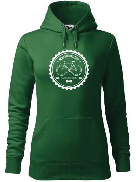 Dámská mikina Nejlepší cyklistka od roku