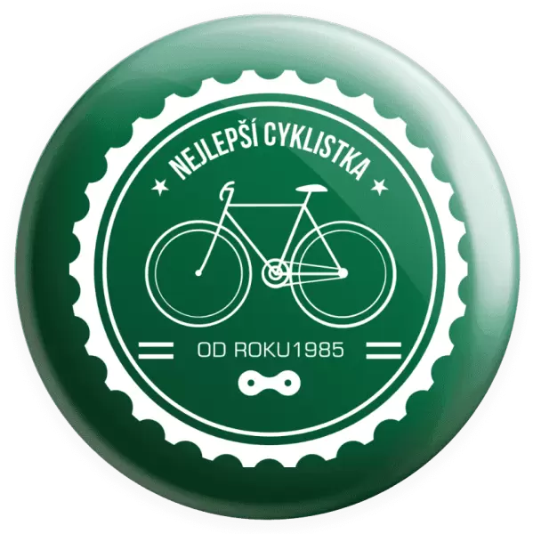 Placka Nejlepší cyklistka od roku
