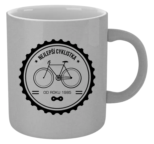 Metalický hrnek Nejlepší cyklistka od roku