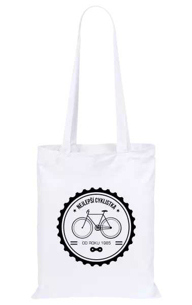 Látková taška Nejlepší cyklistka od roku
