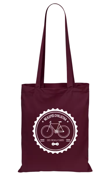 Látková taška Nejlepší cyklistka od roku