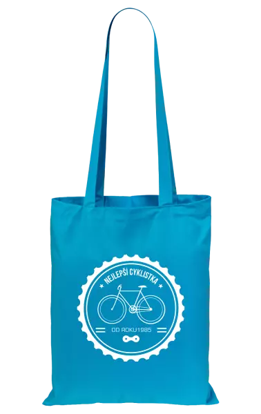 Látková taška Nejlepší cyklistka od roku