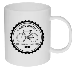 Plastový hrnek Nejlepší cyklistka od roku
