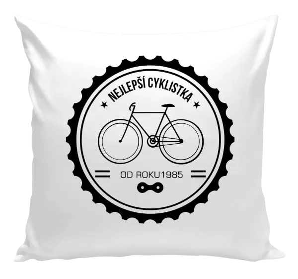 Polštář Nejlepší cyklistka od roku