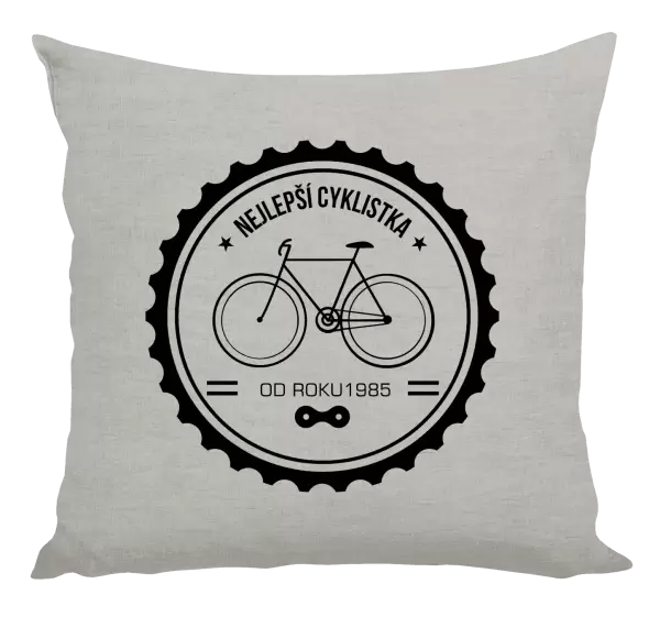 Polštář Nejlepší cyklistka od roku