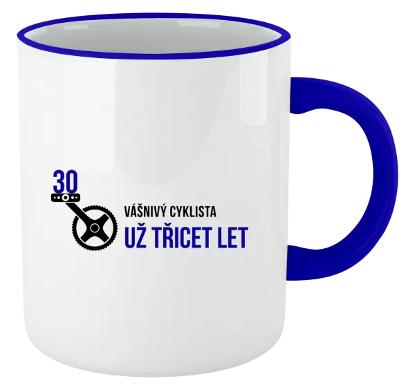 Hrnek Vášnivý cyklista už x let