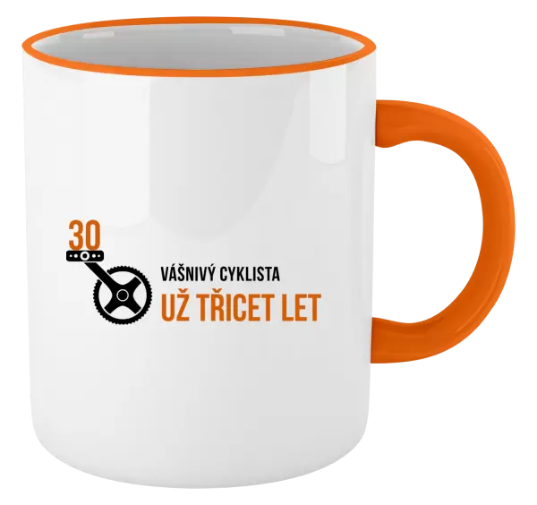 Hrnek Vášnivý cyklista už x let