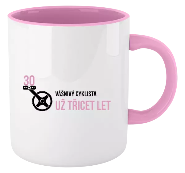 Hrnek Vášnivý cyklista už x let