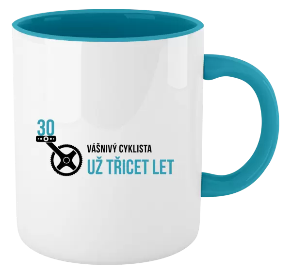 Hrnek Vášnivý cyklista už x let