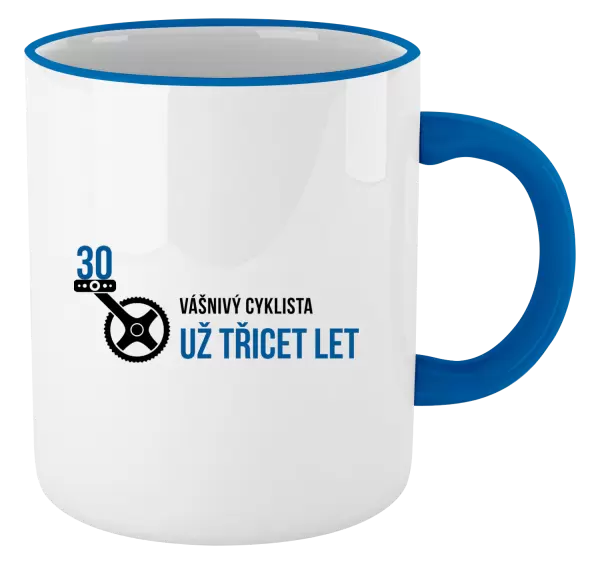 Hrnek Vášnivý cyklista už x let