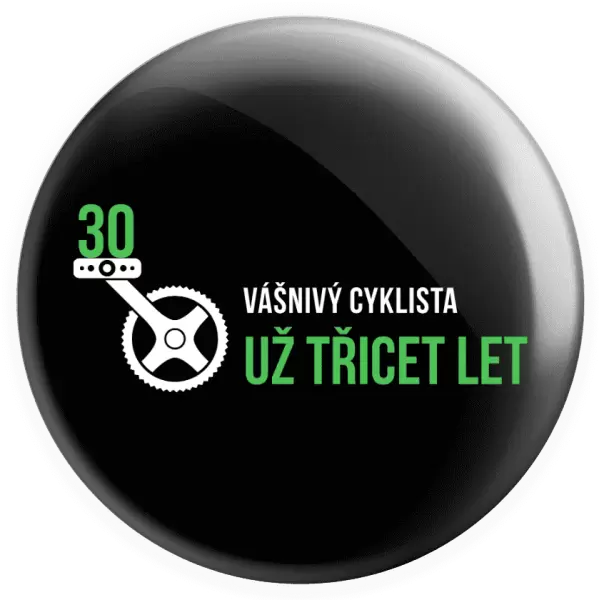 Placka Vášnivý cyklista už x let