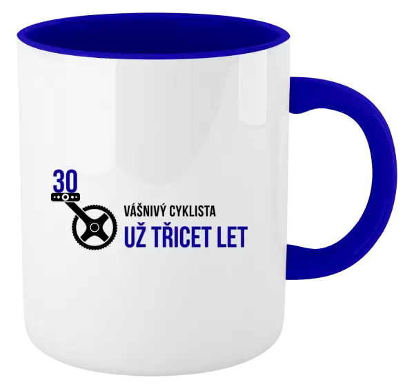 Hrnek Vášnivý cyklista už x let