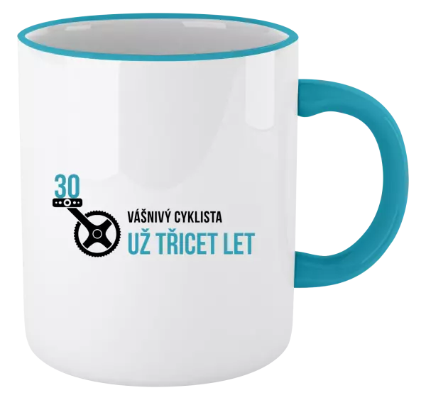 Hrnek Vášnivý cyklista už x let