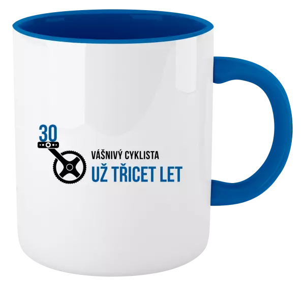 Hrnek Vášnivý cyklista už x let