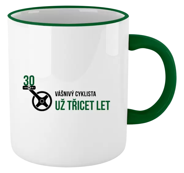 Hrnek Vášnivý cyklista už x let