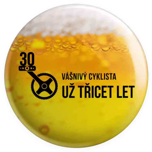 Placka Vášnivý cyklista už x let