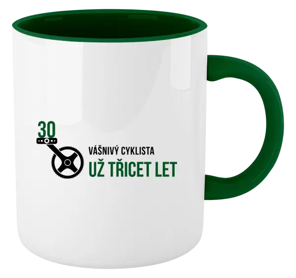 Hrnek Vášnivý cyklista už x let