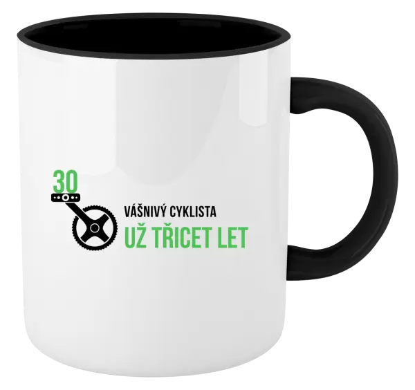 Hrnek Vášnivý cyklista už x let