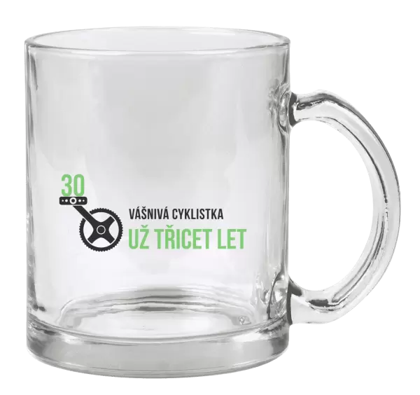 Hrnek Vášnivá cyklistka už x let