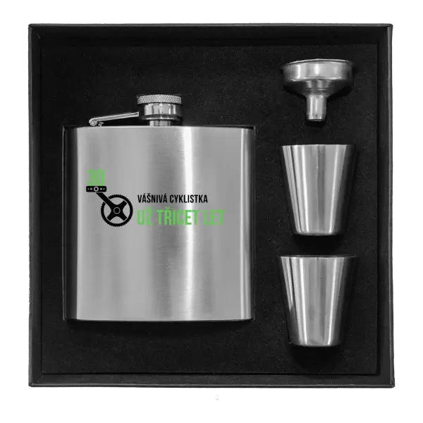 Placatka v krabičce Vášnivá cyklistka už x let