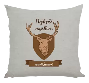 Polštář Nejlepší myslivec na celé...
