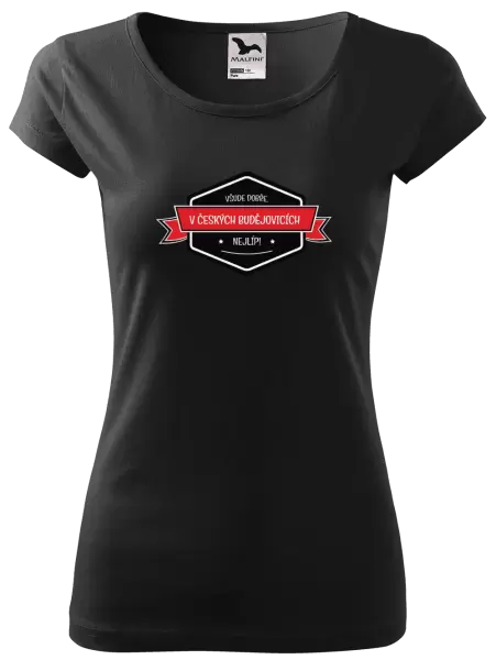 Dámské tričko Všude dobře v... nejlíp