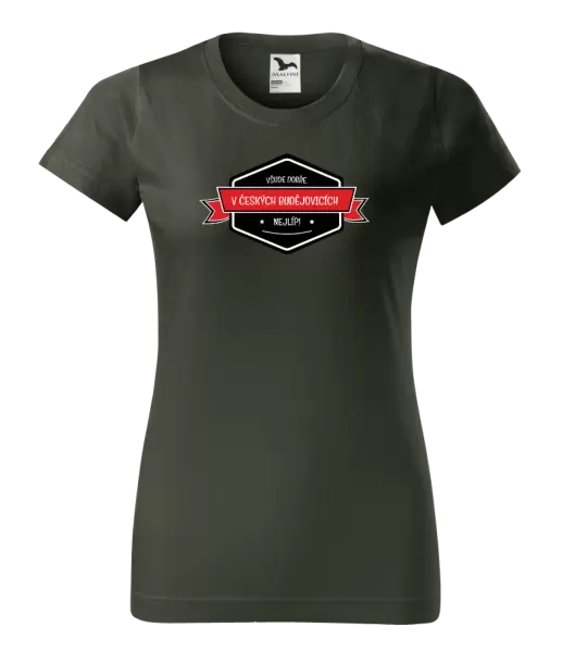 Dámské tričko Všude dobře v... nejlíp