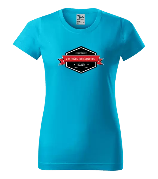 Dámské tričko Všude dobře v... nejlíp