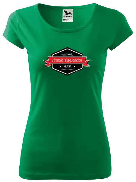 Dámské tričko Všude dobře v... nejlíp