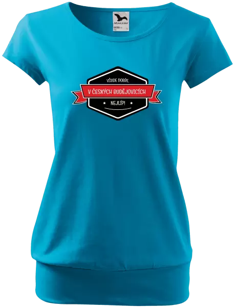 Dámské tričko Všude dobře v... nejlíp