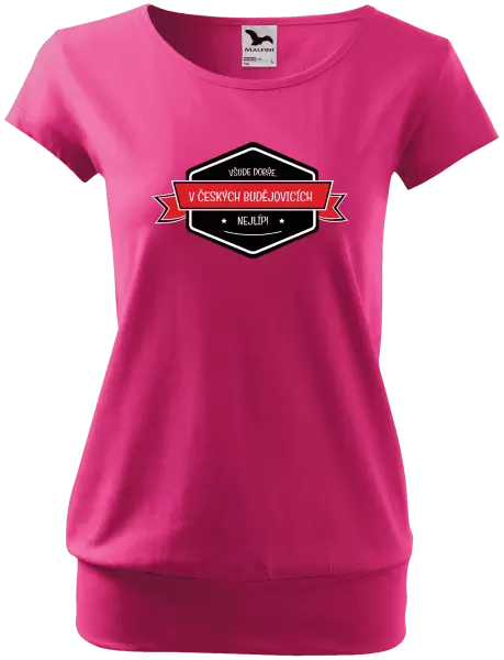 Dámské tričko Všude dobře v... nejlíp