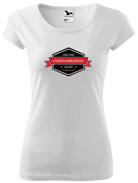 Dámské tričko Všude dobře v... nejlíp