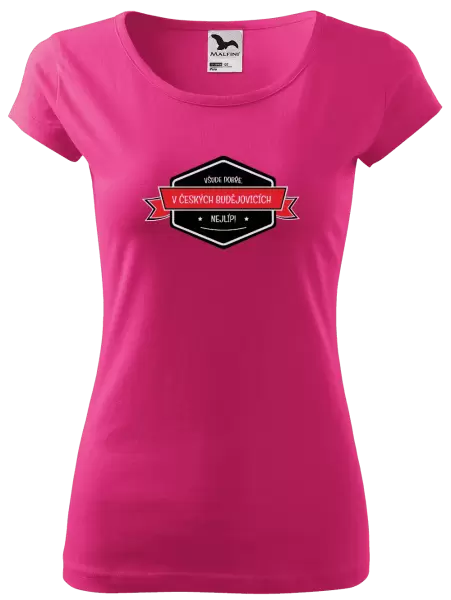 Dámské tričko Všude dobře v... nejlíp