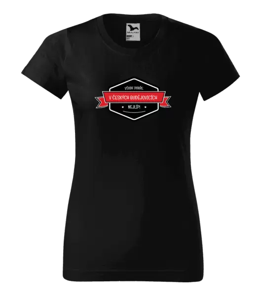 Dámské tričko Všude dobře v... nejlíp