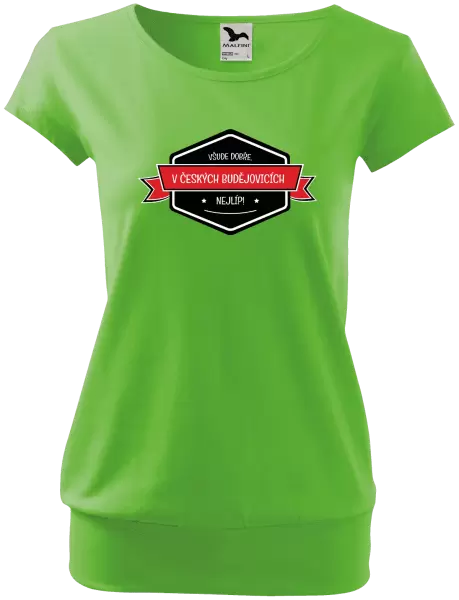 Dámské tričko Všude dobře v... nejlíp