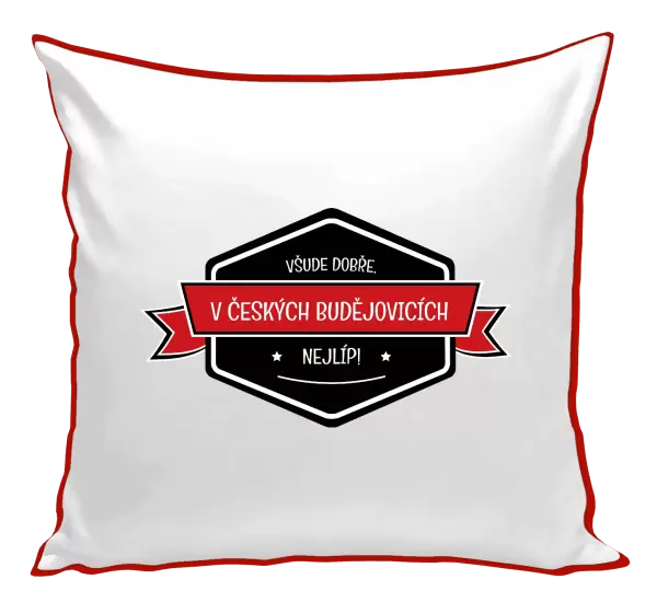 Polštář Všude dobře v... nejlíp