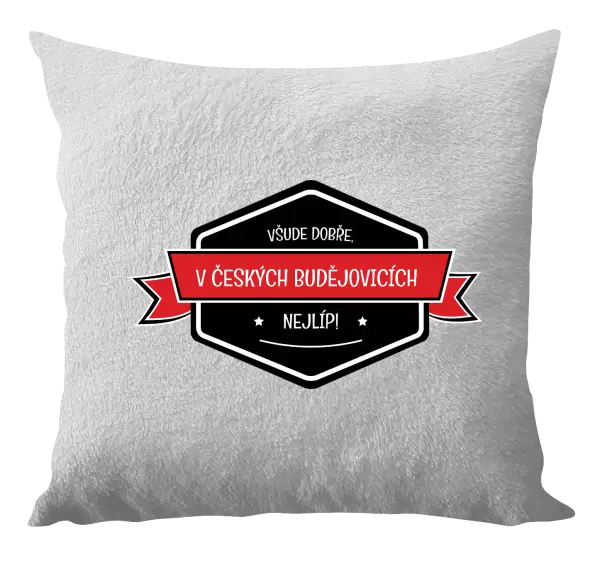 Polštář Všude dobře v... nejlíp