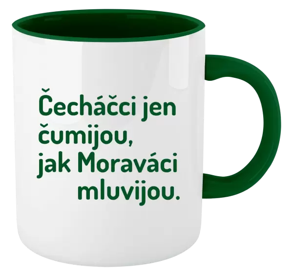 Hrnek Čecháčci jen čumijou, jak Moraváci mluvijou