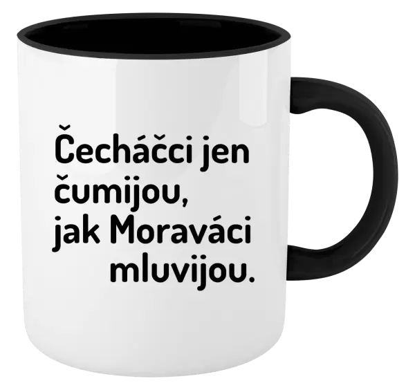 Hrnek Čecháčci jen čumijou, jak Moraváci mluvijou