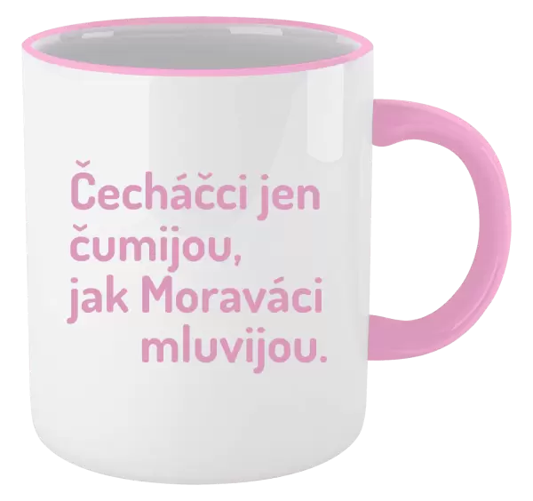 Hrnek Čecháčci jen čumijou, jak Moraváci mluvijou
