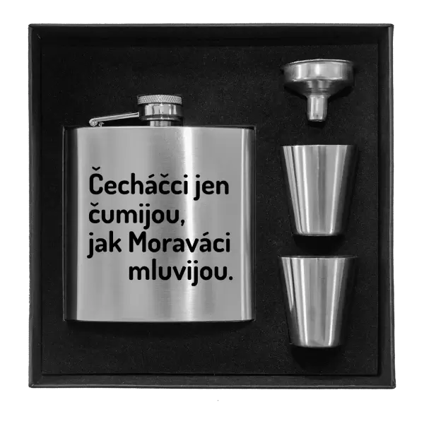 Placatka v krabičce Čecháčci jen čumijou, jak Moraváci mluvijou