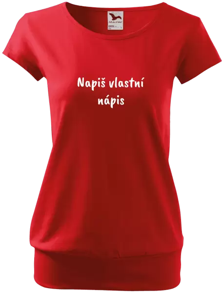 Dámské tričko Vlastní nápis