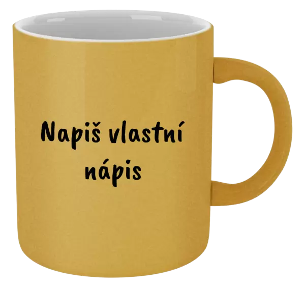 Metalický hrnek Vlastní nápis