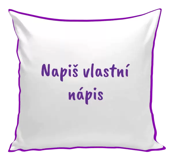 Polštář Vlastní nápis