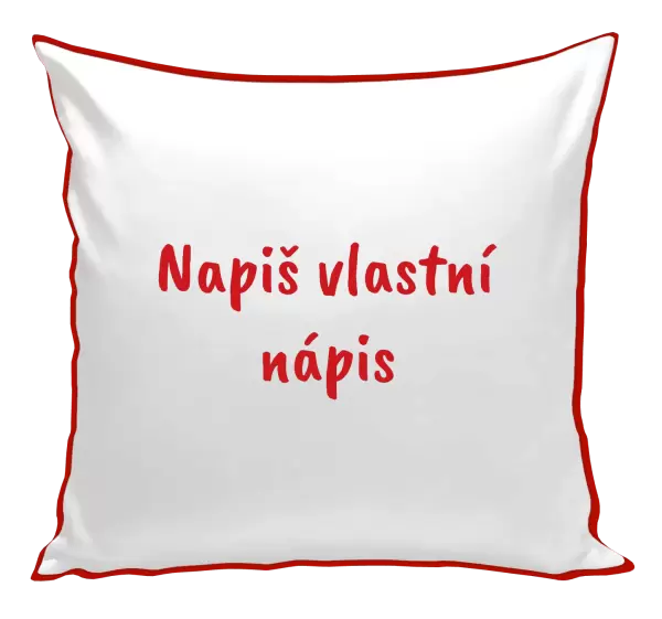 Polštář Vlastní nápis