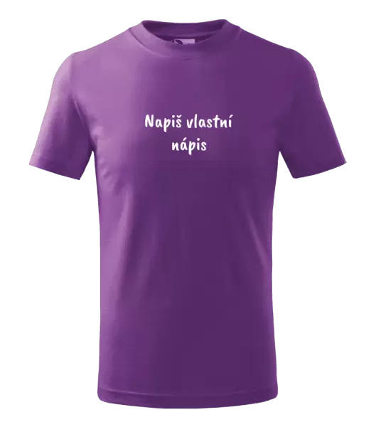 Dětské tričko Vlastní nápis