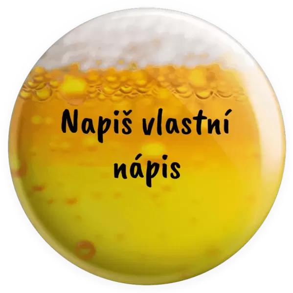 Placka Vlastní nápis