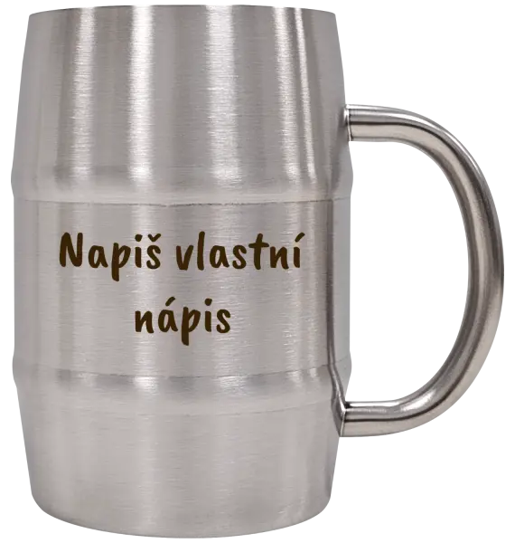 Nerezový chladicí půllitr Vlastní nápis